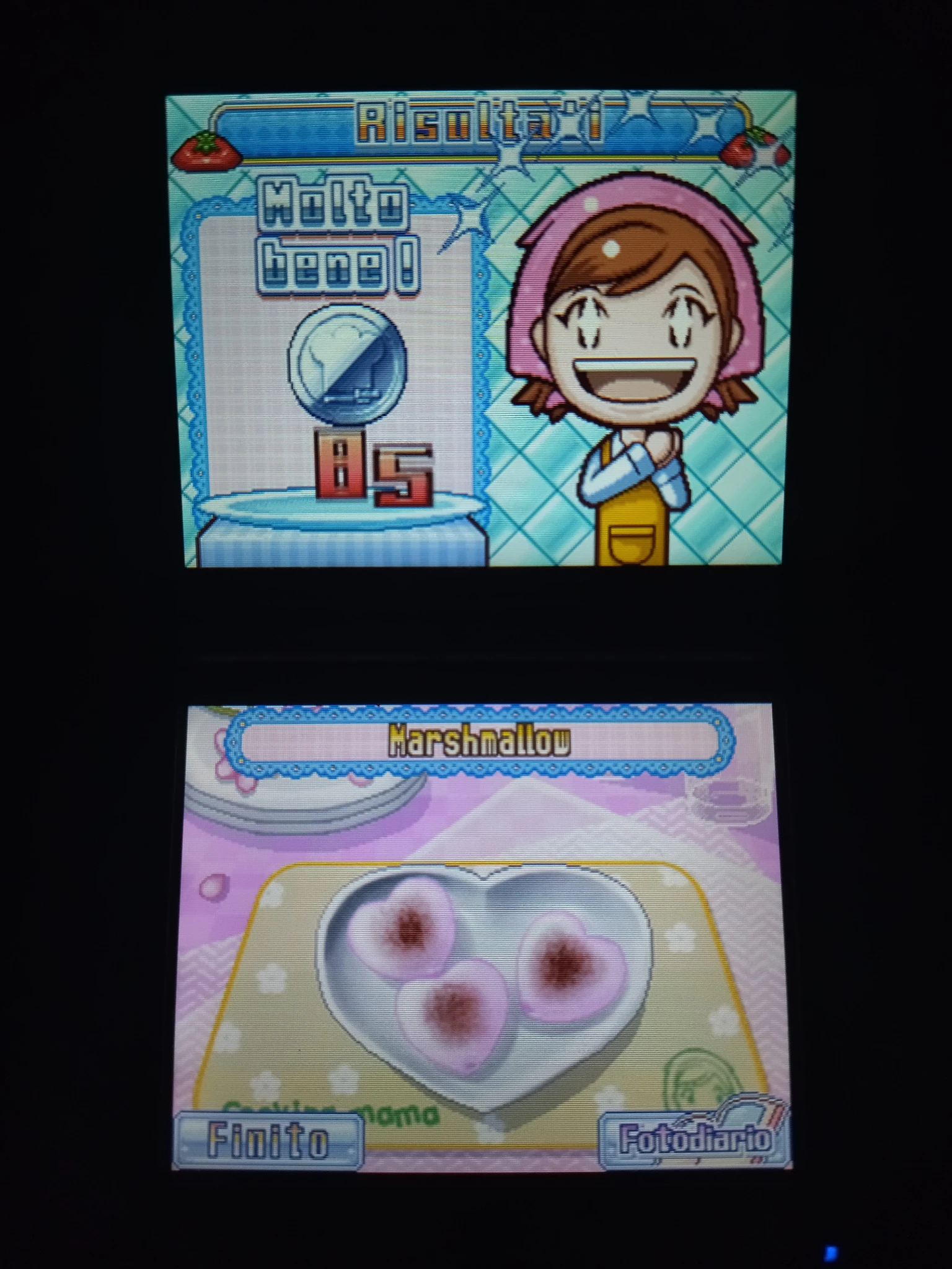 Risultati Marshmallow: Molto bene, 85, argento