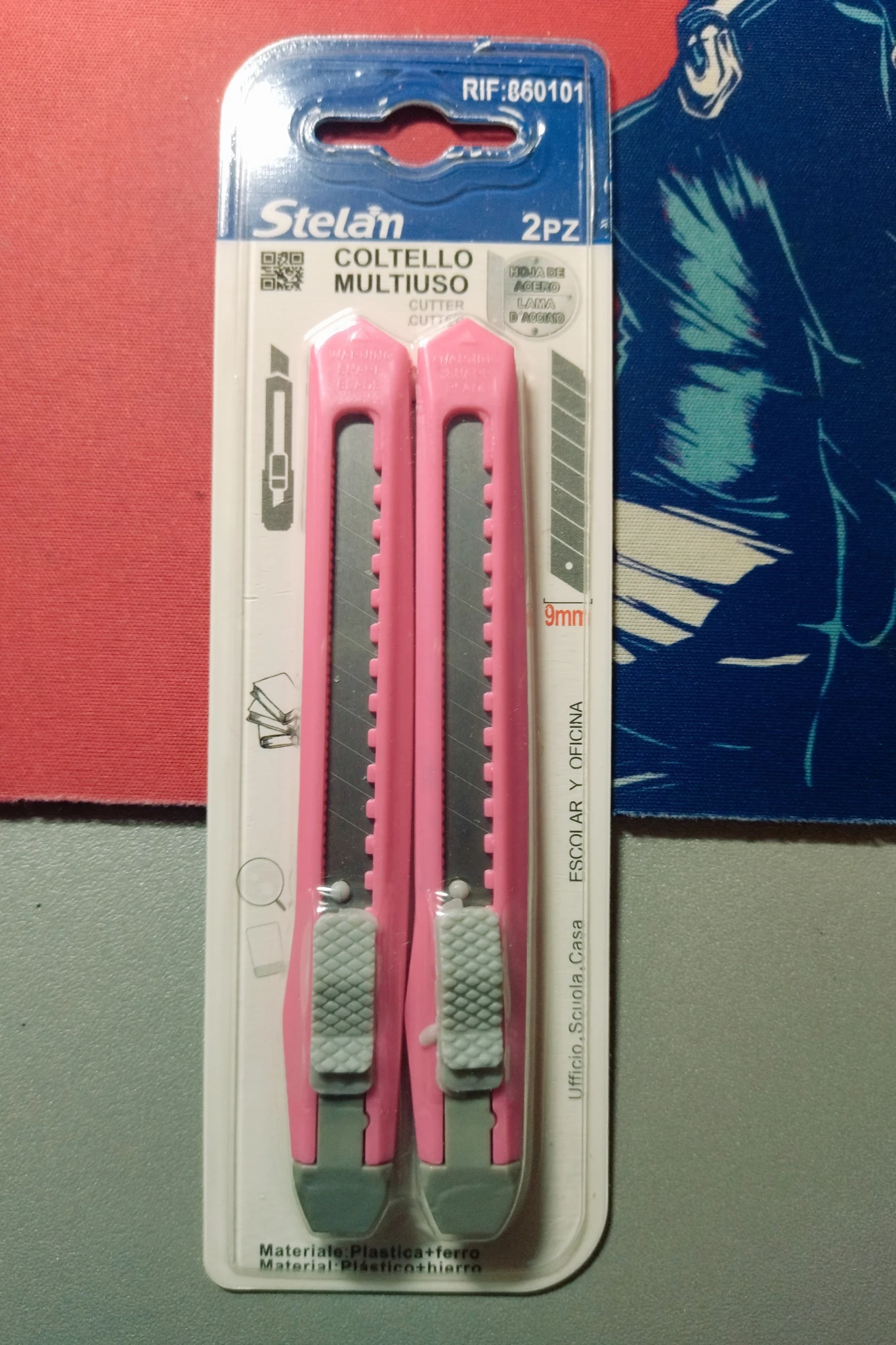 Foto del davanti della scatola