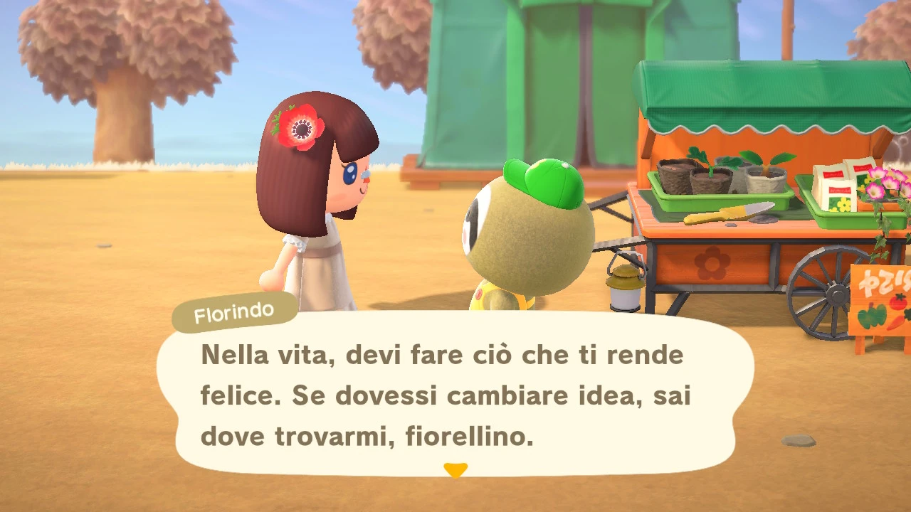 Florindo

Nella vita, devi fare ciò che ti rende
felice. Se dovessi cambiare idea, sai
dove trovarmi, fiorellino.